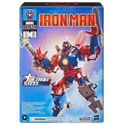 MARVEL Legends Iron Man 9 Inch Action Figure Deluxe Exclusive - Detroit Steel