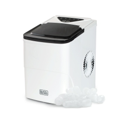 BLACKDECKER Black+Decker Ice Maker, Self-Cleaning Portable Ice Machine With 26-Lb