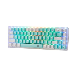 NIERBO 3-Mode Wireless RGB Gaming Keyboard, 68 Keys Hot-Swappable Compact Mechanical Keyboard W/hot-Swap Free-Mod PCb Socket & Translucent Board