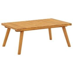 VIDAXL Garden Coffee Table 90X55X35 Cm Solid Acacia Wood