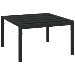 VIDAXL Garden Coffee Table 60X60X35 Cm Steel In Black