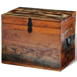 VIDAXL Reclaimed Storage Box Solid Wood