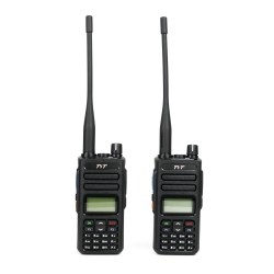 TYT Md-750 Handheld Vhf/uhf Dual Band Dmr Two Way Radio, Digital/analog Walkie Talkie (Set Of 2)