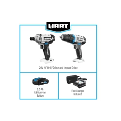 Hart drill and impact driver hot sale