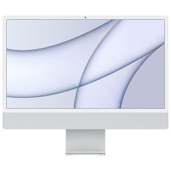 APPLE Refurbished (Excellent) - Imac 24" (Spring 2021) - ( M1 Chip / 7-Core Gpu / 256GB SSD / 8GB Ram) - English In Silver