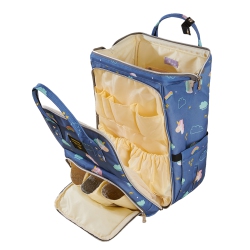 SUNVENO Open-Wide Diaper Bag Backpack