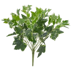 NORTHLIGHT 19" And White Two Toned Artificial Sweet Potato Spring Floral Bush In Green