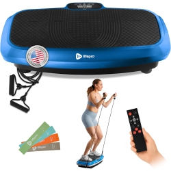 LIFEPRO Turbo 3D Vibration Plate Exercise Machine \w Magnetic Acupoints – Dual-Motor Vibrating Plate for Recovery, Lymphatic Drainage, Muscle