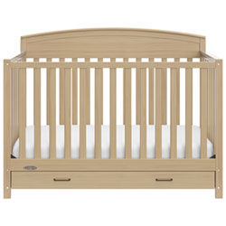 Graco Benton 5-in-1 Convertible Crib with Drawer - Driftwood