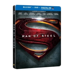 WARNER BROS. Man Of Steel [Steelbook] (Blu-Ray + DVD)