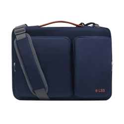 LSS Laptop Bag for Men/women - Cool, Stylish & Durable Shoulder Sleeve Bag for 14"-15.6" Laptops - Includes Slip Resistant Shoulder Strap - In Blue