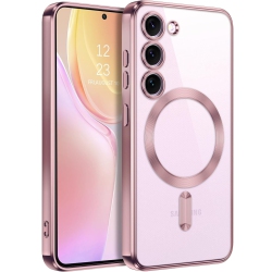 SUPERSHIELD Magnetic Case Designed for Samsung Galaxy S23 Plus - Compatible With Magsafe Charging & Accessories - Rose In Gold