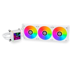 LIAN LI Galahad Ii Lcd 360 Argb Aio Liquid Cpu Cooler In White
