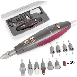 STRAK Electric Nail Drill, 10 In 1 Manicure And Pedicure Kit for Professional Acrylic Nails & Real Nails