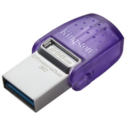 Kingston DataTraveler microDuo 3C 1 256GB USB 3.2 Flash Drive