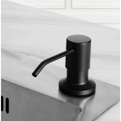MAX FAUCETS Soap Dispenser Matte Finish In Black