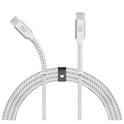 Câble Tissé Usb-C À Usb-C Piston Connect Armour+ (Plus) De 1,5 M (4,92 Pi) De Logiix (Lgx-13388)