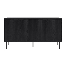AMBER & EMILY Leander Sideboard Buffet In Black
