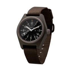 MARATHON - Sage General Purpose Quartz With Date (Gpq) On Sage Nylon Strap 34MM In Green