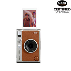 Open Box - Fujifilm Instax mini Evo Instant Camera - Brown