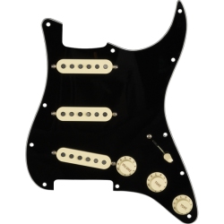 FENDER Custom Shop Fat 50's Sss Pre-Wired Stratocaster Pickguard - In Black
