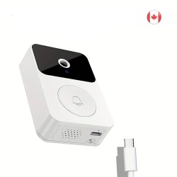 GENER Wireless Intelligent Visual Doorbell Camera - HD Night Vision, Wifi, Rechargeable | Home Security Intercom \w Two-Way Calls, Photo, Recording