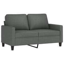 VIDAXL 2-Seater Sofa Dark 120 Cm Fabric In Grey