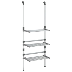 VIDAXL 3-Tier Hanging Laundry Drying Rack Aluminium