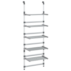 VIDAXL 5-Tier Hanging Laundry Drying Rack Aluminium