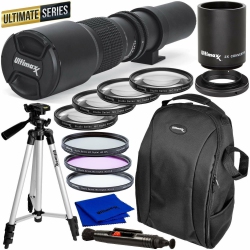 ULTIMAXX High-Power 500Mm/1000MM F/8 for Sony Nex With Filter Kits + Backpack