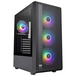 Thermaltake S200TG ARGB Plus Mid-Tower ATX Computer Case - White