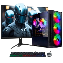 AQVIN Aq10 Gaming Desktop Computer Tower PC, Rtx 3060 12GB Graphics, Intel Core I7 Cpu, 32GB Ddr4 Ram, 2Tb SSD + 2Tb HDD, Win 10 Pro, Wifi Ready