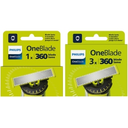 PHILIPS Oneblade 360 Replacement Blades, 4 Pack
