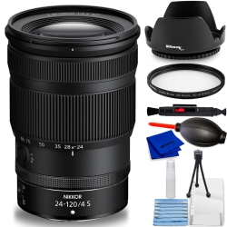 NIKON Nikkor Z 24-120MM F/4 S Lens 20105 - 7PC Accessory Bundle
