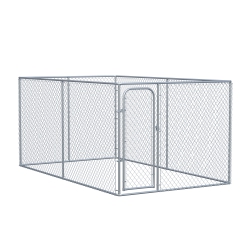 PAWHUT 99 Sq. Ft. Dog Playpen Outdoor, Walk-In Dog Run Kennel Puppy Exercise Pen \w Galvanized Steel Frame, for Small And Medium Dogs, 13' X 7.5' X