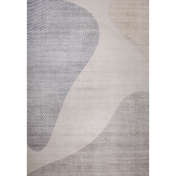RUG BRANCH Minimalist Abstract Geometric Beige Indoor Soft Area Rug In Brown