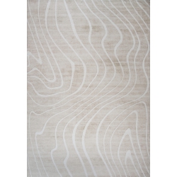 RUG BRANCH Minimalist Modern Abstract Cream Indoor Soft Area Rug In Beige