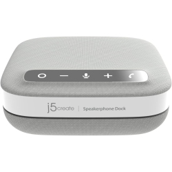 J5CREATE - USB-C 4K Speakerphone Dock (Jcds335) - Grey/white