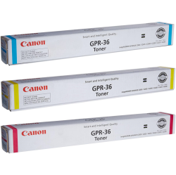 CANON 365 Days Warranty / Gpr-36 |3783B003Aa|3785B003Aa|3784B003Aa. Genuine Toner, Gpr36 Tricolor (Cy, Yl, Mg) By. Azx-Deals Canada Extra Savings
