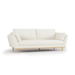 VALENCIA Mila 78"fabric Sofa, Beige