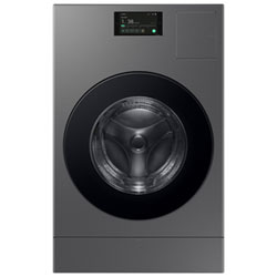 Samsung 6.1 Cu. Ft. Washer & Heat Pump Dryer Combo (WD53DBA900HZA1) - Dark Steel