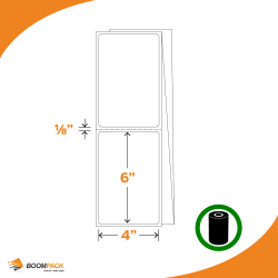 SOLUTIONS BOOMPACK Thermal Transfer Shipping Labels 4X6, Fanfold, E-400600-Ttff, 2Stack/cs