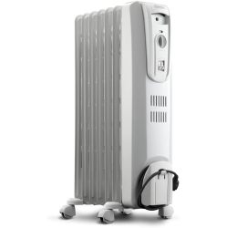 DE'LONGHI Oil-Filled Radiator Space Heater, Full Room Quiet 1500W, Adjustable Thermostat 3 Heat Settings