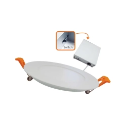 VOTATEC Slim Round Panel 3" 3Cct 7W In White