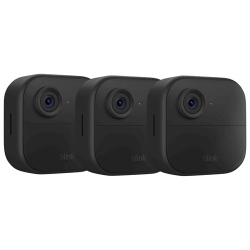 BLINK Outdoor 4 Wire-Free 1080P Full HD Ip Security Camera System - 3 Pack - In Black