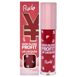 RUDE COSMETICS High Gloss Profit Lip Lacquer - Yen By for Women - 0.141 OZ Lip Gloss
