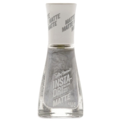 SALLY HANSEN Insta-Dri Nail Color - 011 Smokey By for Women - 0.31 OZ Nail Polish In Silver