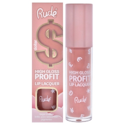 RUDE COSMETICS High Gloss Profit Lip Lacquer - Dollar By for Women - 0.141 OZ Lip Gloss