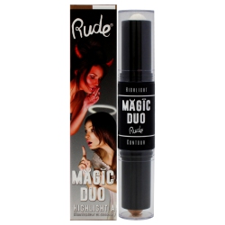 RUDE COSMETICS Magic Duo Highlight And Contour - Light By for Women - 2 X 0.15 OZ Highlight And Contour