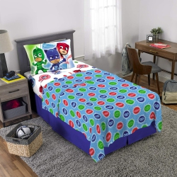 PJ MASKS Kids Bedding Super Soft Microfiber Twin Size 3 Pieces Sheet Set for Kids